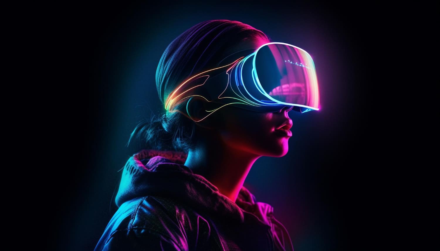 Boosting Loyalty Programs with Gamification: Key Strategies and Success Stories 4 young adult wearing futuristic smart glasses indoors generated by ai 1